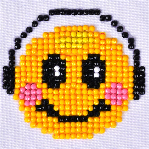 Diamond Dotz Starter Diamond Art Kit 3"X3"-Smiling Groove - DDS009