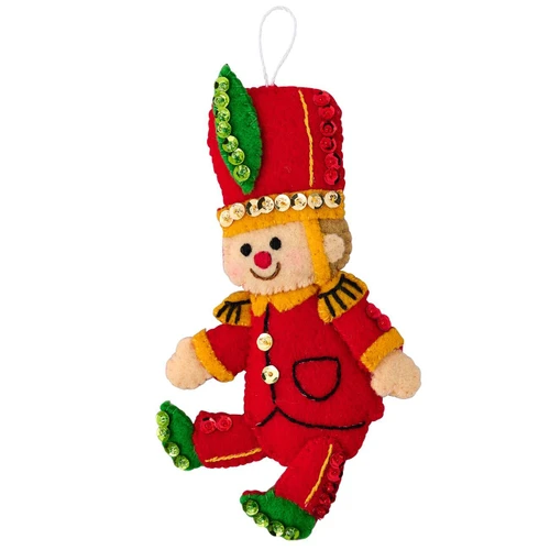 Bucilla Felt Ornaments Applique Kit Set Of 6-Toyland Treasures - 5A00326N-1H3VP
