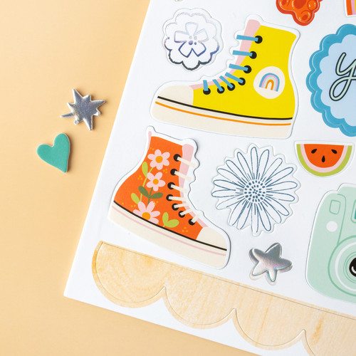 Shimelle Live The Dream Foam Stickers-12"X12" - A5002J5W-G1KTH