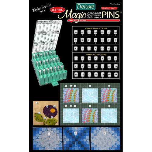 Taylor Seville Magic Deluxe Alphabet, Numbers & Arrow Pins-Green - 5A003V2V-1HQV4 - 766152220573