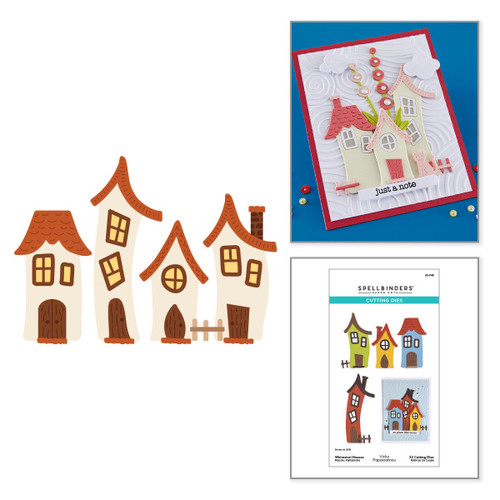 Spellbinders Etched Dies by Vicky Papaioannou-Whimsical Houses - 5A003V8D-1HR0P