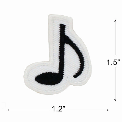 3 Pack - Gwen Studio Iron-On Patch Applique 2ct-Music Note 2ct - 5A003RPT-1HN9H