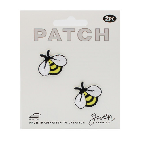 3 Pack - Gwen Studio Iron-On Patch Applique 4ct-Bumble Bee 2ct - 5A003RPY-1HN9M - 810134488663