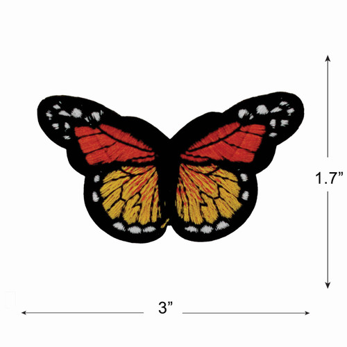 3 Pack - Gwen Studio Iron-On Patch Applique 2ct-Butterfly 2ct - 5A003RPX-1HN9R