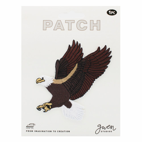 3 Pack - Gwen Studio Iron-On Patch Applique-Eagle - 5A003RQ9-1HN9S - 810134487758