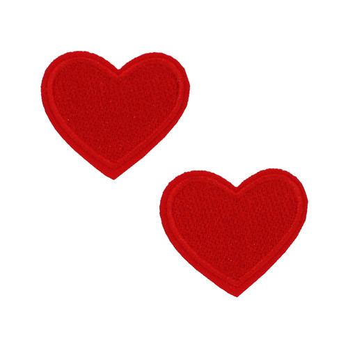 3 Pack - Gwen Studio Iron-On Patch Applique 4ct-Red Heart - 5A003RPY-1HNB3