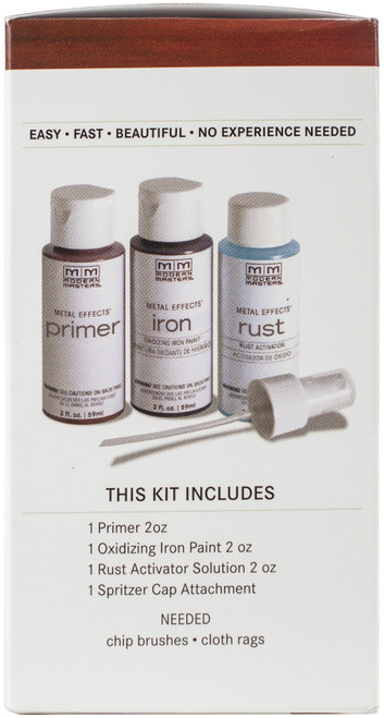 Modern Masters Metal Effects Oxidizing Finish Kit-Rust - MM3062-93 Modern Masters Metal Effects Oxidizing Finish Kit-Rust - MM3062-93