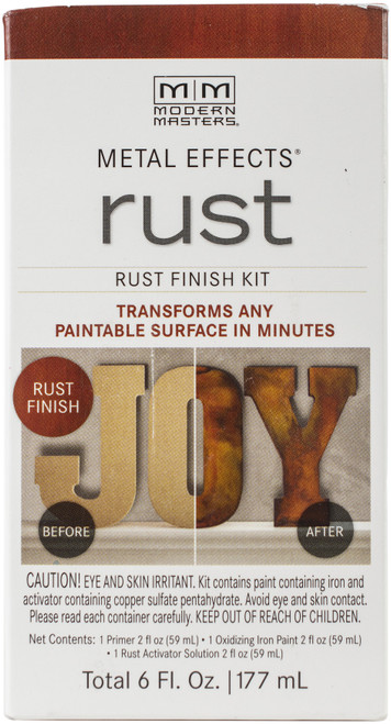 4 Pack - Modern Masters Metal Effects Patina Kit, Copper Rust, 2-oz. - 306293 - 020066332099