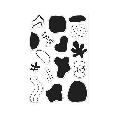 Hero Arts Clear Stamp Set-Orangic Shapes - 5A003V6J-1HQXQ
