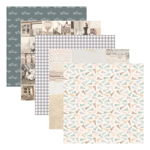 Spellbinders Designer Paper Pack 12"X12" From Rosie's Studio-Clementine - 5A003V8L-1HR0T