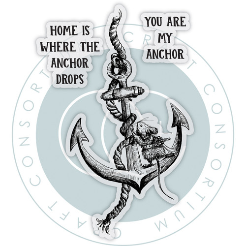 Craft Consortium Photopolymer A6 Stamp Set-Anchor - 5A003TGS-1HQDS