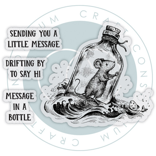 Craft Consortium Photopolymer A6 Stamp Set-Message in a Bottle - 5A003TGT-1HQDR
