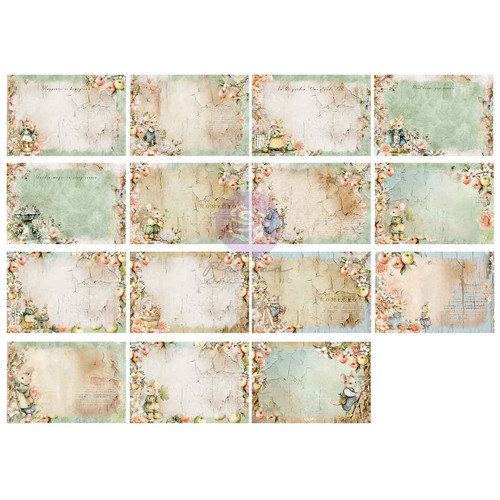 Prima Journaling Cards 4"X6" 45/Pkg-Homegrown - 5A003T3X-1HPJV