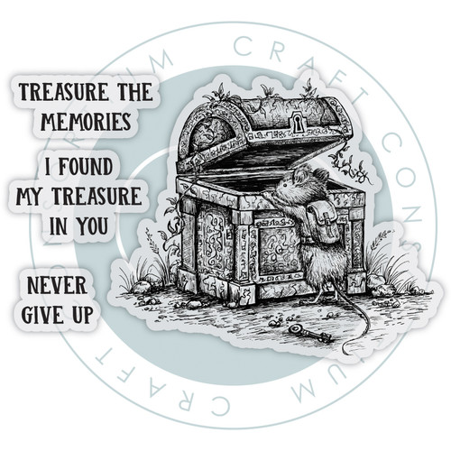 Craft Consortium Photopolymer A6 Stamp Set-Treasure - 5A003TH0-1HQDP