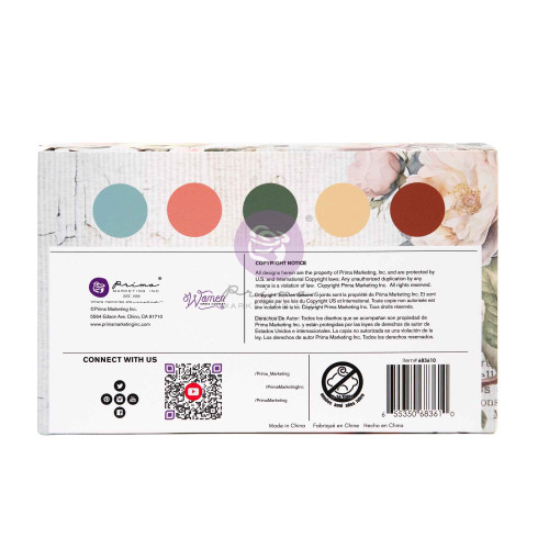 Prima Acrylic 2oz Paint 5/Pkg-Homegrown - 5A003T47-1HPK3