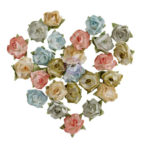 3 Pack - Prima Paper Flowers 25/Pkg-Palette Blooms - 5A003T4B-1HPJC