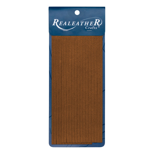 Realeather Crafts Suede Fringe, 2" x 6", 2/Pkg-Realeather CraftsSuede Fringe 2" x 6" - 5A003TT8-1HQNT - 870192017014