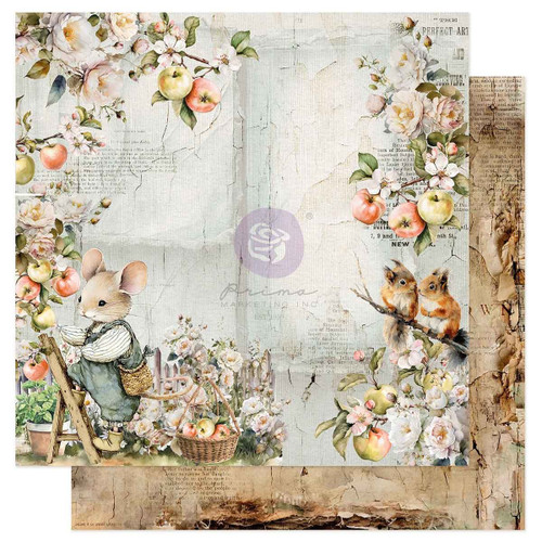 10 Pack - Prima Homegrown Double-Sided Cardstock 12"X12" -Harvest Day - 5A003T48-1HPJK - 655350683443