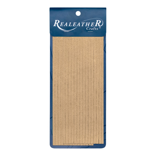 Realeather Crafts Suede Fringe, 2" x 6", 2/Pkg-Realeather CraftsSuede Fringe 2" x 6" - 5A003TSW-1HQPB - 870192017045