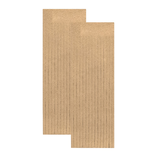 Realeather Crafts Suede Fringe, 2" x 6", 2/Pkg-Realeather CraftsSuede Fringe 2" x 6" - 5A003TSW-1HQPB
