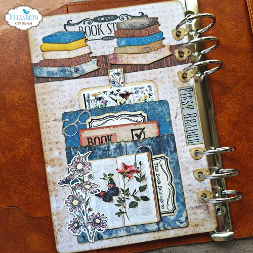 Elizabeth Crafts Metal Dies-Library Pockets & Accessories - 5A003TGC-1HQDH