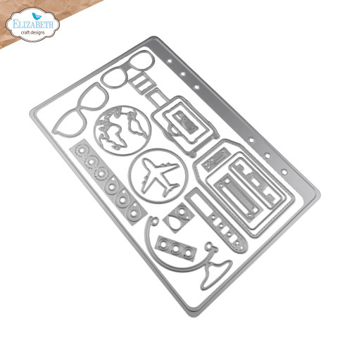 Elizabeth Crafts Metal Dies-Rounded Travel Page - 5A003TG9-1HQDD