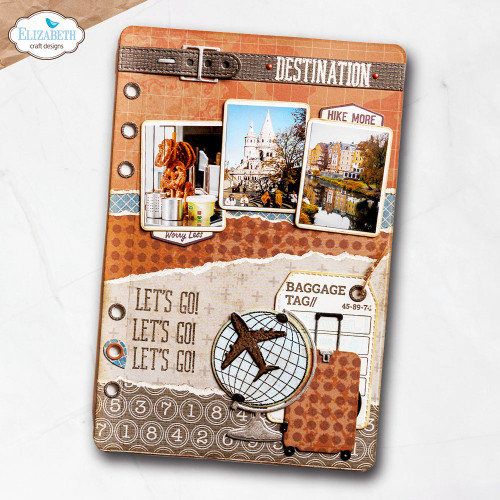 Elizabeth Craft Metal Dies-Rounded Travel Page - 5A003TG9-1HQDD