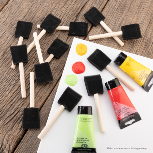 Foam Brushes 12/Pkg-2" Width - RFOMW12 Foam Brushes 12/Pkg-2" Width - RFOMW12