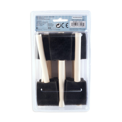 Foam Brushes 12/Pkg-2" Width - RFOMW12 Foam Brushes 12/Pkg-2" Width - RFOMW12