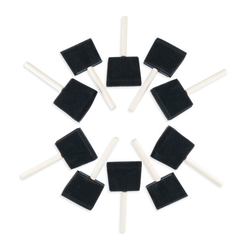 3 Pack - Foam Brushes 10/Pkg-3" Width - RFOMW10