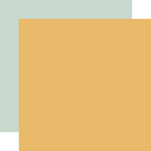 25 Pack - Carta Bella Home Sweet Home Cardstock 12"X12"-Yellow/Lt. Teal - 5A003W8D-1HRV4 - 810220755044