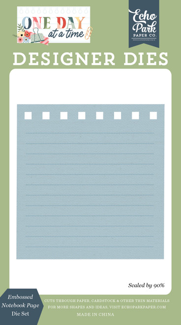 3 Pack - Echo Park Die Set-Embossed Notebook Page - 5A003WCM-1HRZN - 810220755815