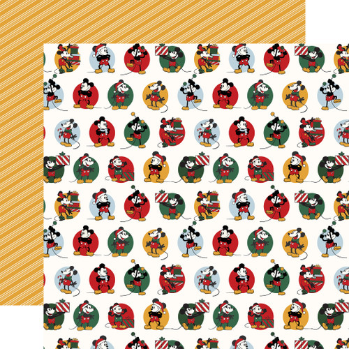 25 Pack - Echo Park Mouse And Me Christmas Cardstock 12"X12"-Christmas Days - 5A003W31-1HRPN - 810220752289