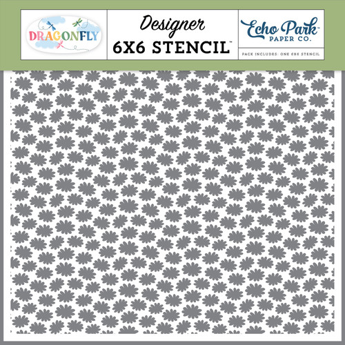 3 Pack - Echo Park Stencil 6"X6"-Keep Growing Flower - 5A003WD6-1HS06 - 810220755570
