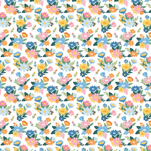 25 Pack - Echo Park Dragonfly Cardstock 12"X12"-Life Is Good Florals - 5A003WDF-1HS08