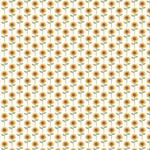 25 Pack - Carta Bella Home Sweet Home Cardstock 12"X12"-Stand Tall Sunflower - 5A003W7F-1HRVF