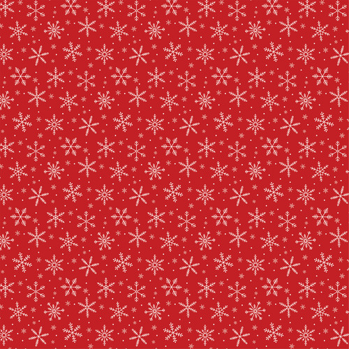 25 Pack - Echo Park Mouse And Me Christmas Cardstock 12"X12"-Sweet Snowflakes - 5A003W39-1HRPV