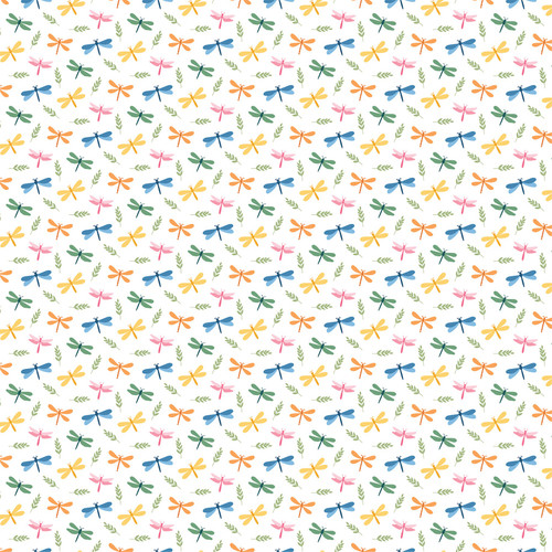 25 Pack - Echo Park Dragonfly Cardstock 12"X12"-Magical Moments - 5A003WDG-1HS0G