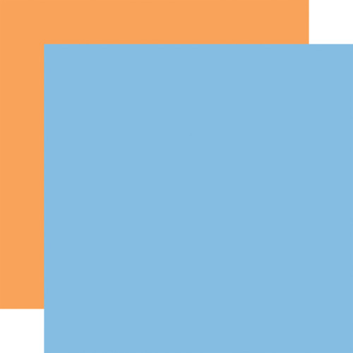 25 Pack - Echo Park Dragonfly Cardstock 12"X12"-Blue / Orange 12x12 Coordinating Solid - 5A003WDW-1HS0N - 810220753262
