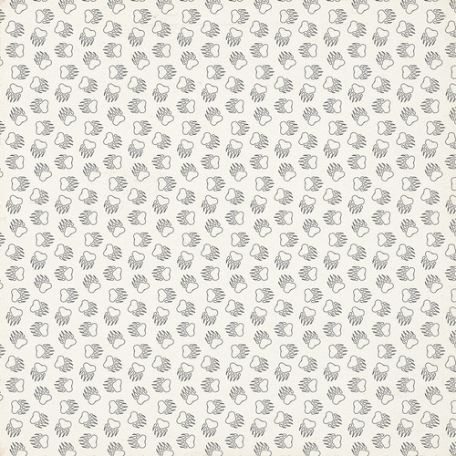 25 Pack - Carta Bella Great Outdoors Cardstock 12"X12"-Bear Tracks - 5A003W8Y-1HRW0