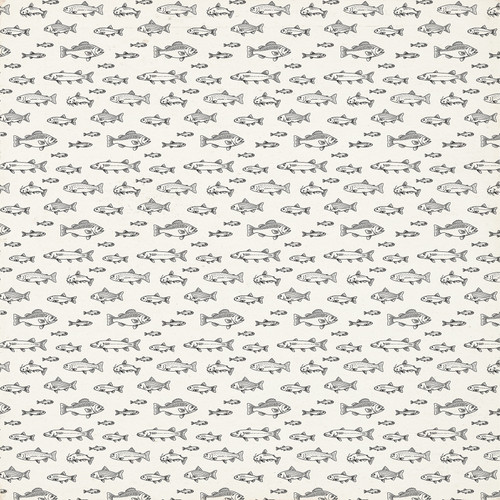 25 Pack - Carta Bella Great Outdoors Cardstock 12"X12"-Gone Fishing - 5A003W8W-1HRW2