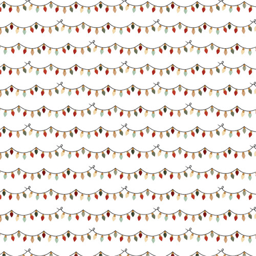 25 Pack - Carta Bella Have A Beary Christmas Cardstock 12"X12"-Vintage Lights - 5A003W1H-1HRM7