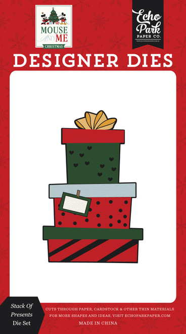 3 Pack - Echo Park Coordinating Die Set-Stack Of Presents - 5A003W38-1HRP9 - 810220752517