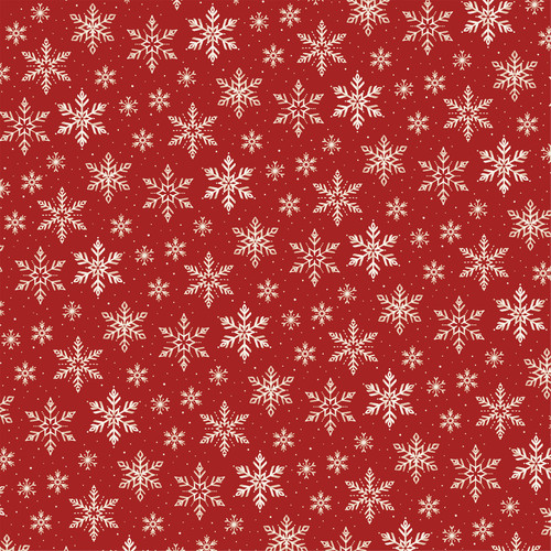 25 Pack - Carta Bella Have A Beary Christmas Cardstock 12"X12"-Snuggly Snowflakes - 5A003W1H-1HRM0