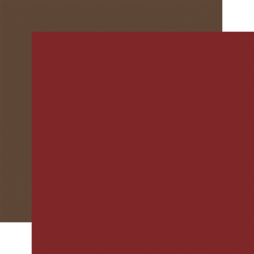 25 Pack - Carta Bella Have A Beary Christmas Cardstock 12"X12"-Red / Dk. Brown - 5A003W1H-1HRL9 - 810220751770
