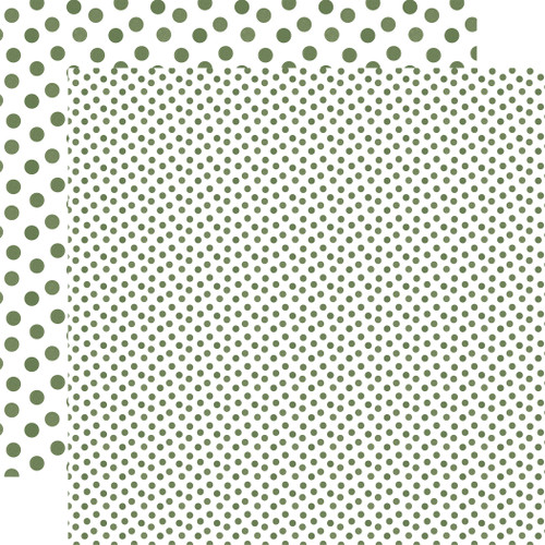 25 Pack - Echo Park Watercolor Polka Dots Cardstock 12"X12"-Olive - 5A003W4N-1HRQ7 - 810208648382