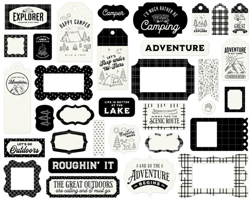 3 Pack - Carta Bella Tags & Frames Ephemera-Great Outdoors Frames & Tags - 5A003W8H-1HRW4