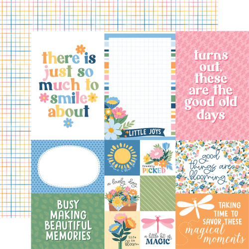 25 Pack - Echo Park Dragonfly Cardstock 12"X12"-Multi Journaling Cards - 5A003WDL-1HS0D - 810220753194