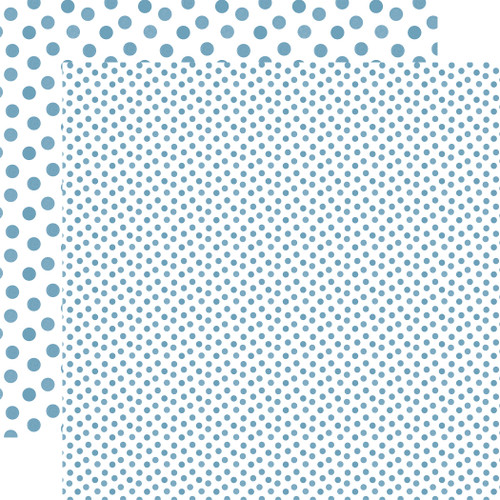 25 Pack - Echo Park Watercolor Polka Dots Cardstock 12"X12"-Sky - 5A003W4D-1HRQF - 810208648313