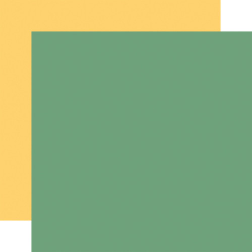 25 Pack - Echo Park Dragonfly Cardstock 12"X12"-Green / Yellow 12x12 Coordinating Solid - 5A003WDY-1HS09 - 810220753279